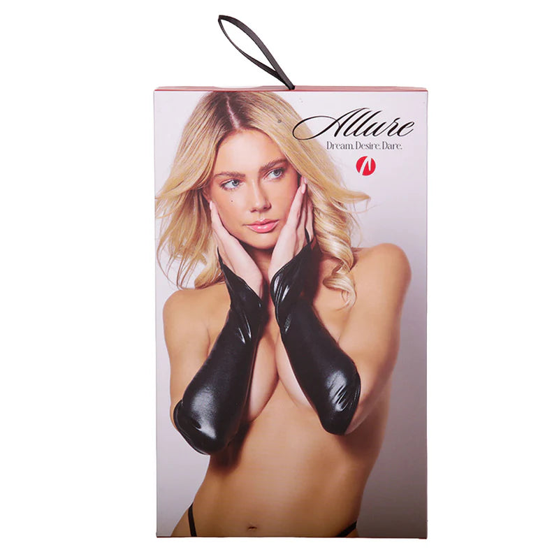 Allure Wet Look The Wet and Wild Look Gloves – One Size