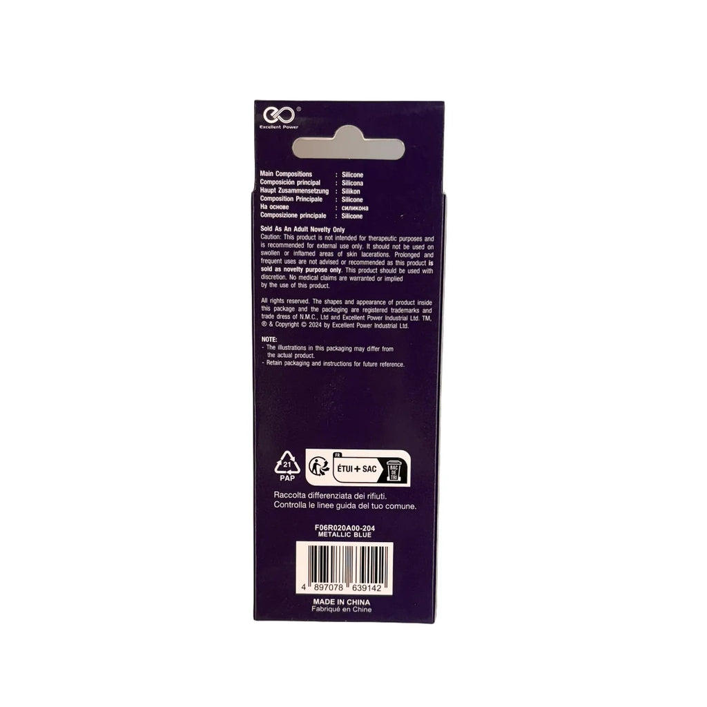 NMC Deep Comber — Plug double en silicone, noir, 6,5 po