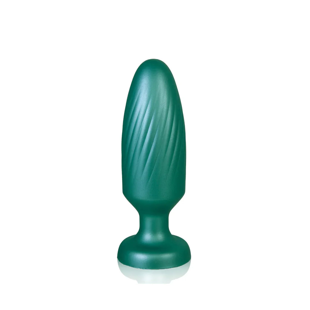 NMC G-Stuck — Plug anal en silicone, vert métallisé