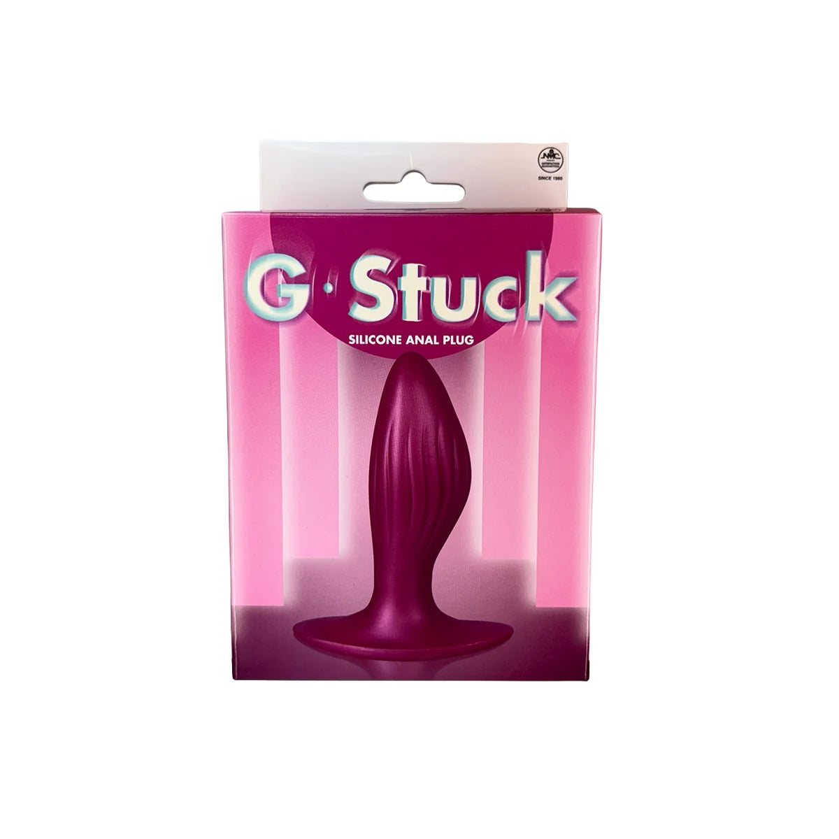 NMC – G Stuck – Silicone Anal Plug – Metallic Red in box 