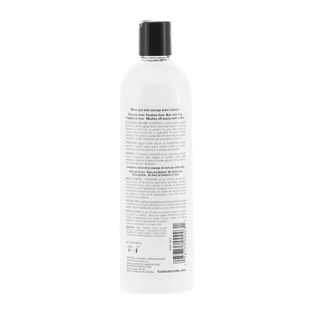 Fuck Water - Premium White Water-Based Personal Lubricant (8oz)