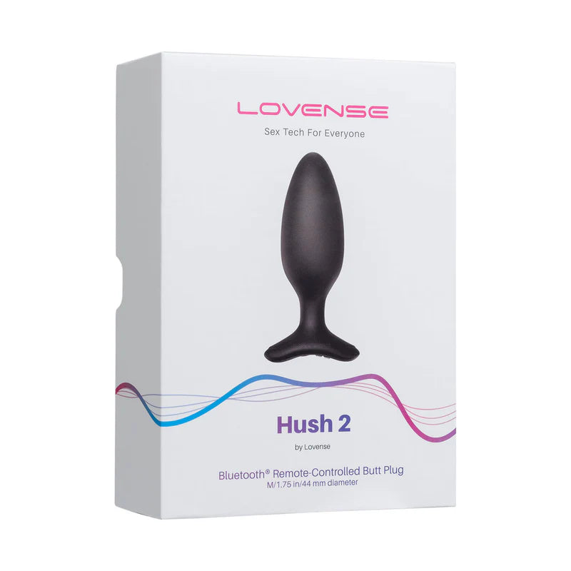 Lovense Hush 2 – 1.75 In. Bluetooth Vibrating Butt Plug