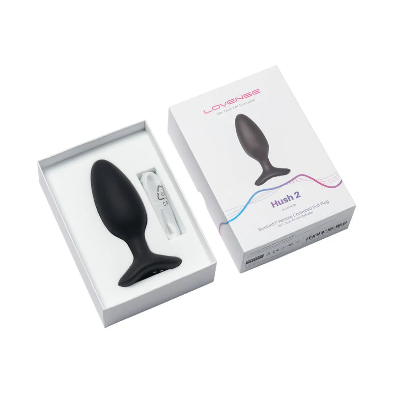Lovense Hush 2 – 1.75 In. Bluetooth Vibrating Butt Plug