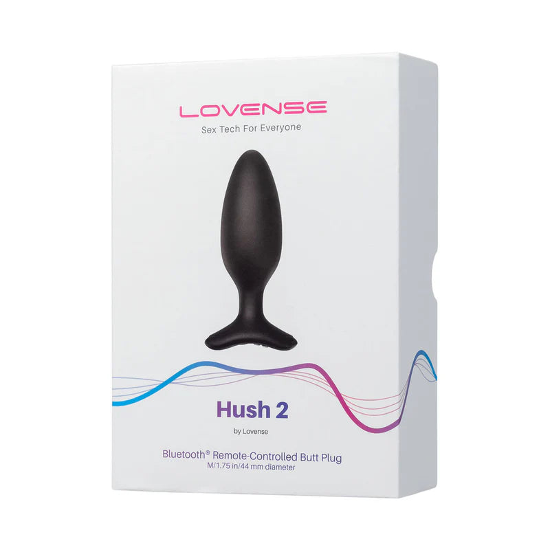 Lovense Hush 2 – 1.75 In. Bluetooth Vibrating Butt Plug