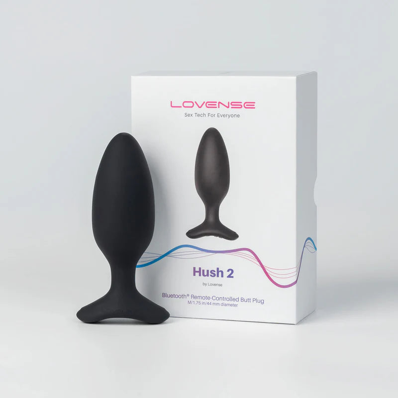 Lovense Hush 2 – 1.75 In. Bluetooth Vibrating Butt Plug