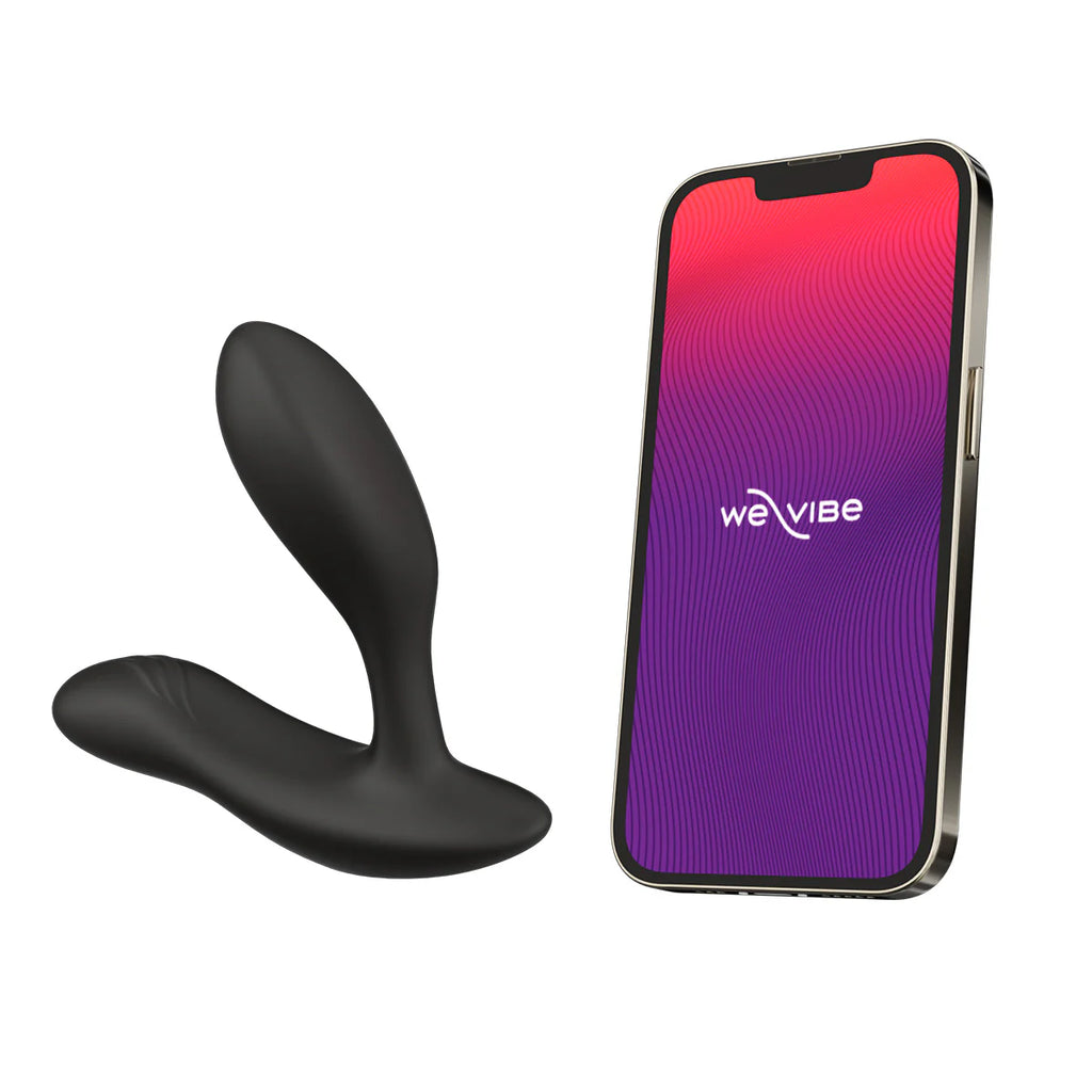 We Vibe Vector+- Vibrating Prostate Massager-Charcoal- Black