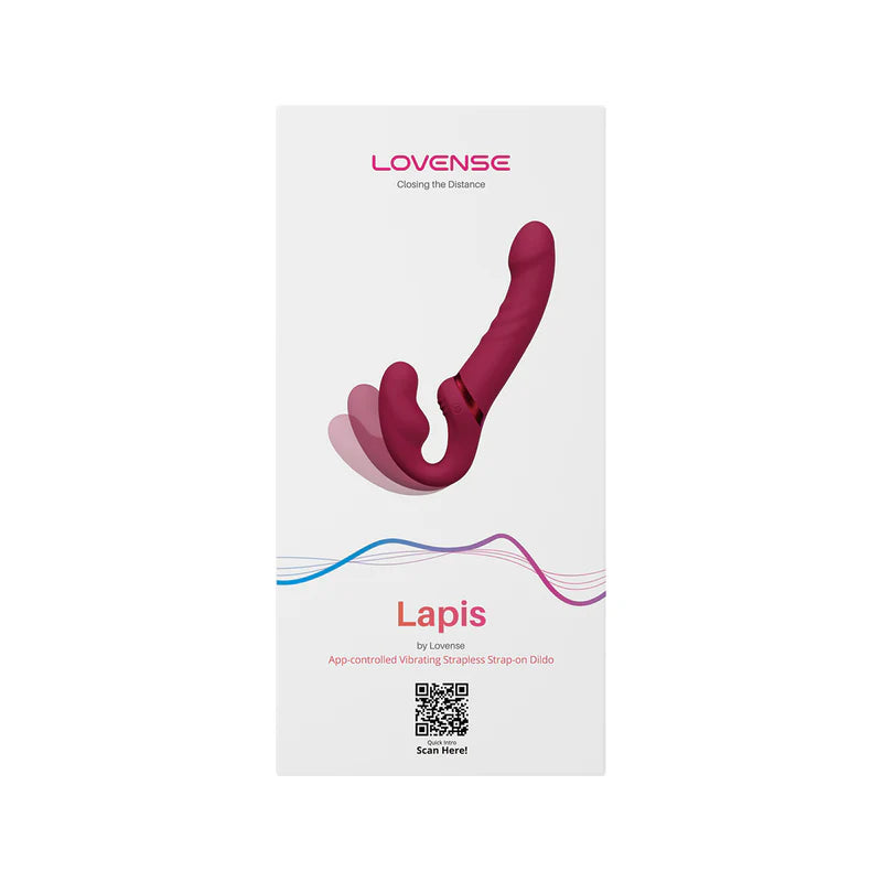 Lovense  Lovense Lapis Vibe Strapless Strap-On - Pink
