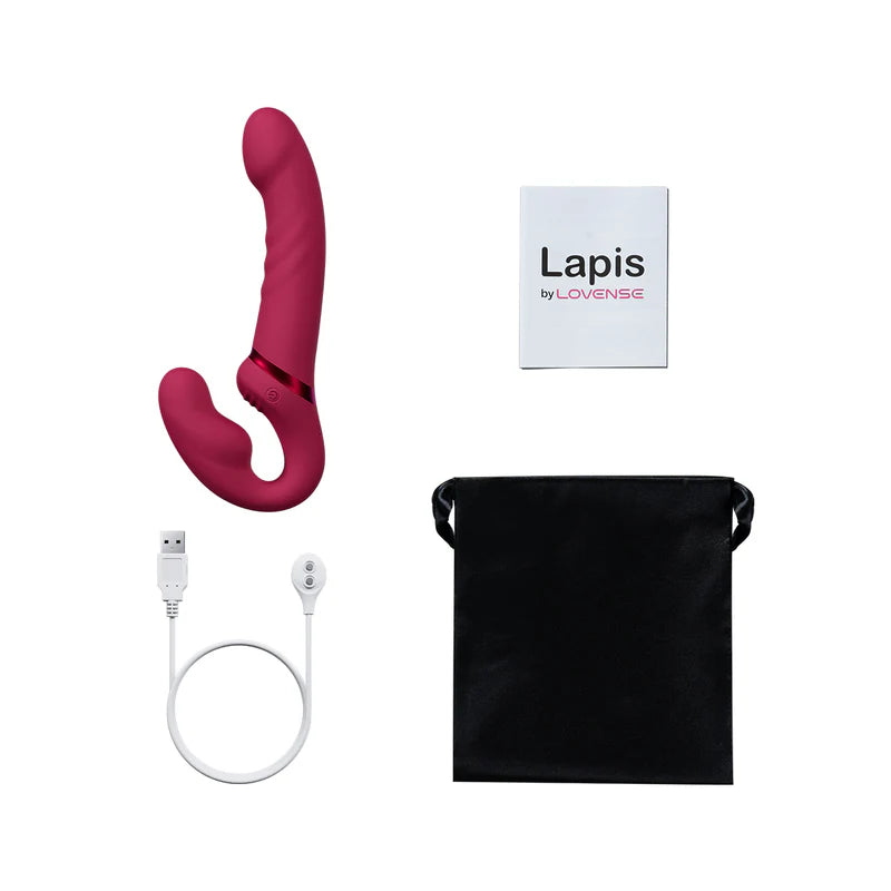 Lovense  Lovense Lapis Vibe Strapless Strap-On - Pink