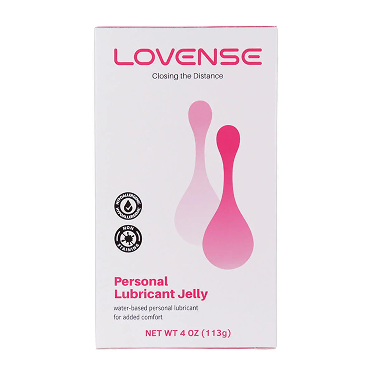 LOVENSE - Closing The Distance Personal Jelly Lubricant GWP - 4 oz
