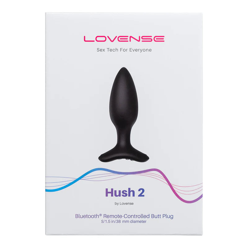 Lovense - Hush 2 - Vibrating Remote-Controlled Butt Plug – 1.5”