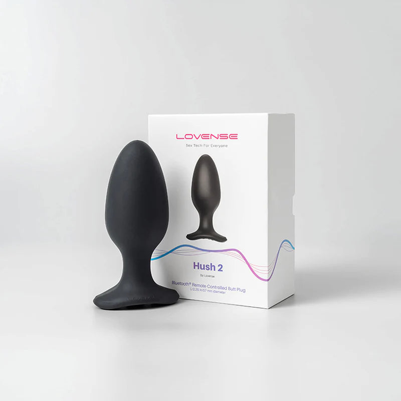 Lovense Hush 2 Vibrating Remote-Controlled Plug – 2.25