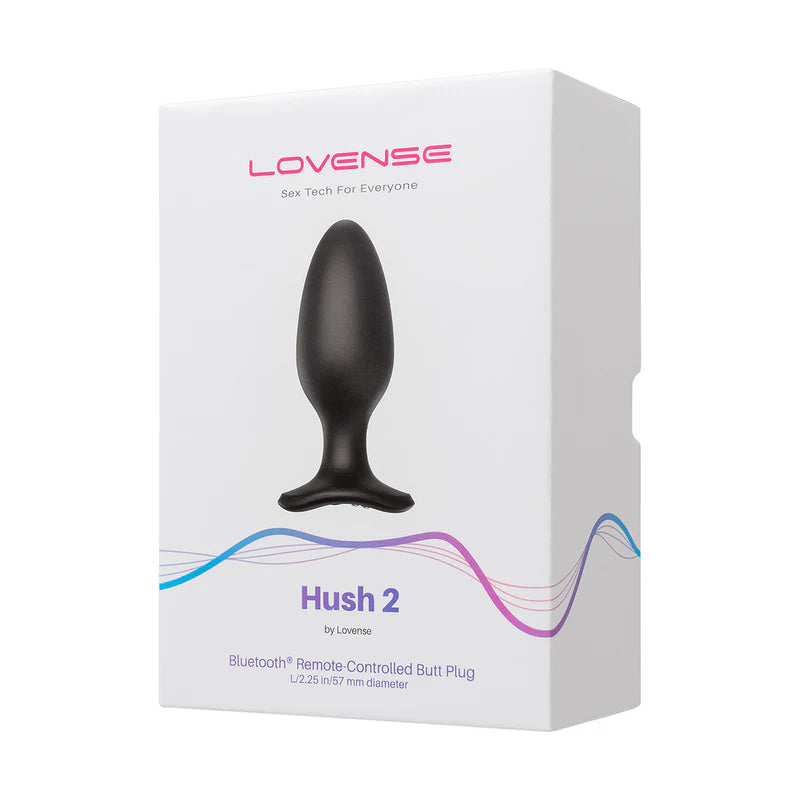 Lovense Hush 2 Vibrating Remote-Controlled Plug – 2.25
