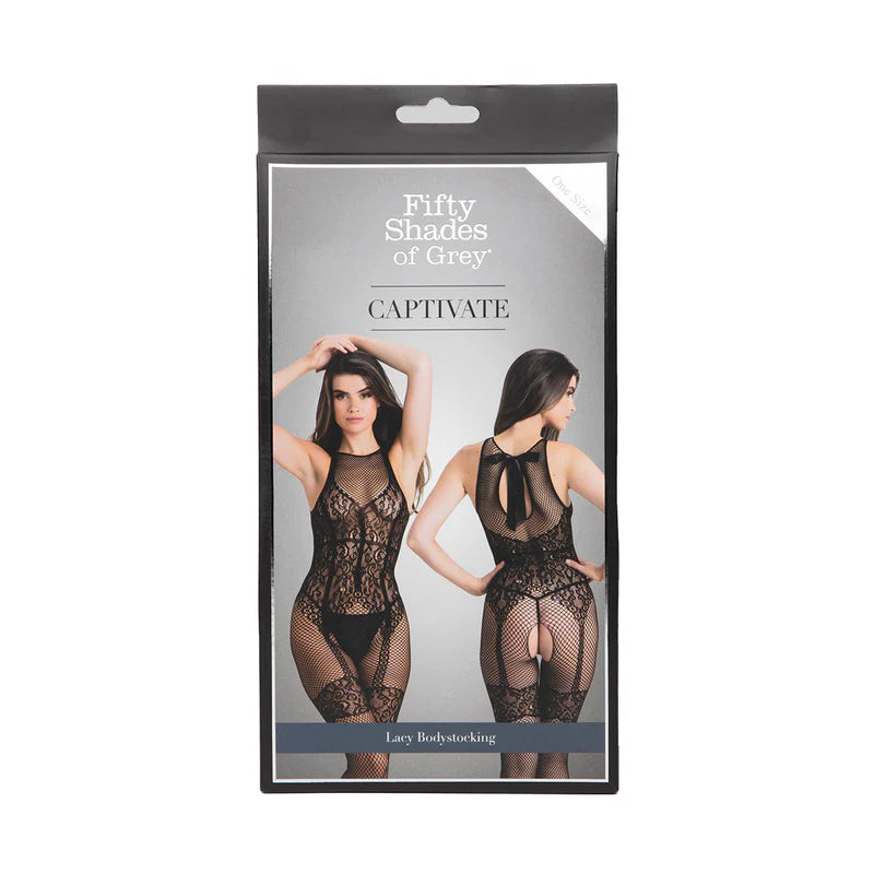 Fifty Shades of Grey Captivate Lacey Bodystocking – One Size