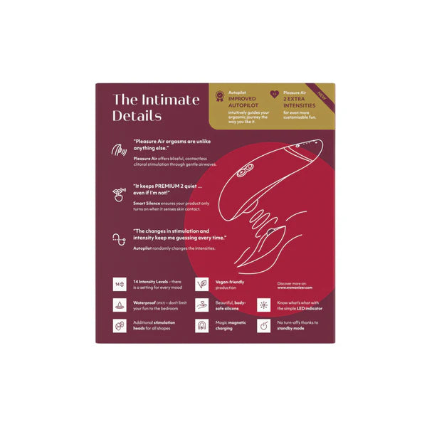 Womanizer Premium 2 – Bordeaux
