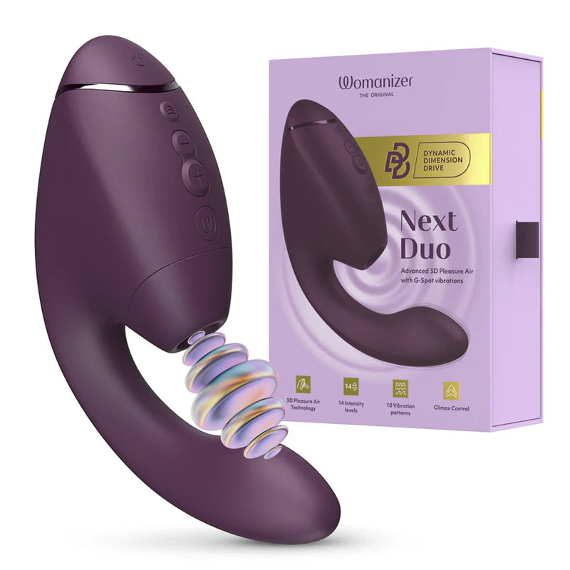 Womanizer Next Duo – Clitoral Suction & G-Spot Vibe