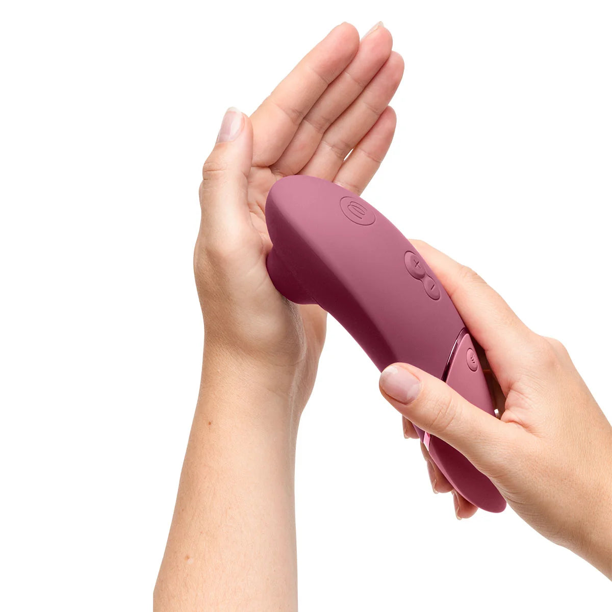 In the hand of a women Womanizer Next Sensual Collection 