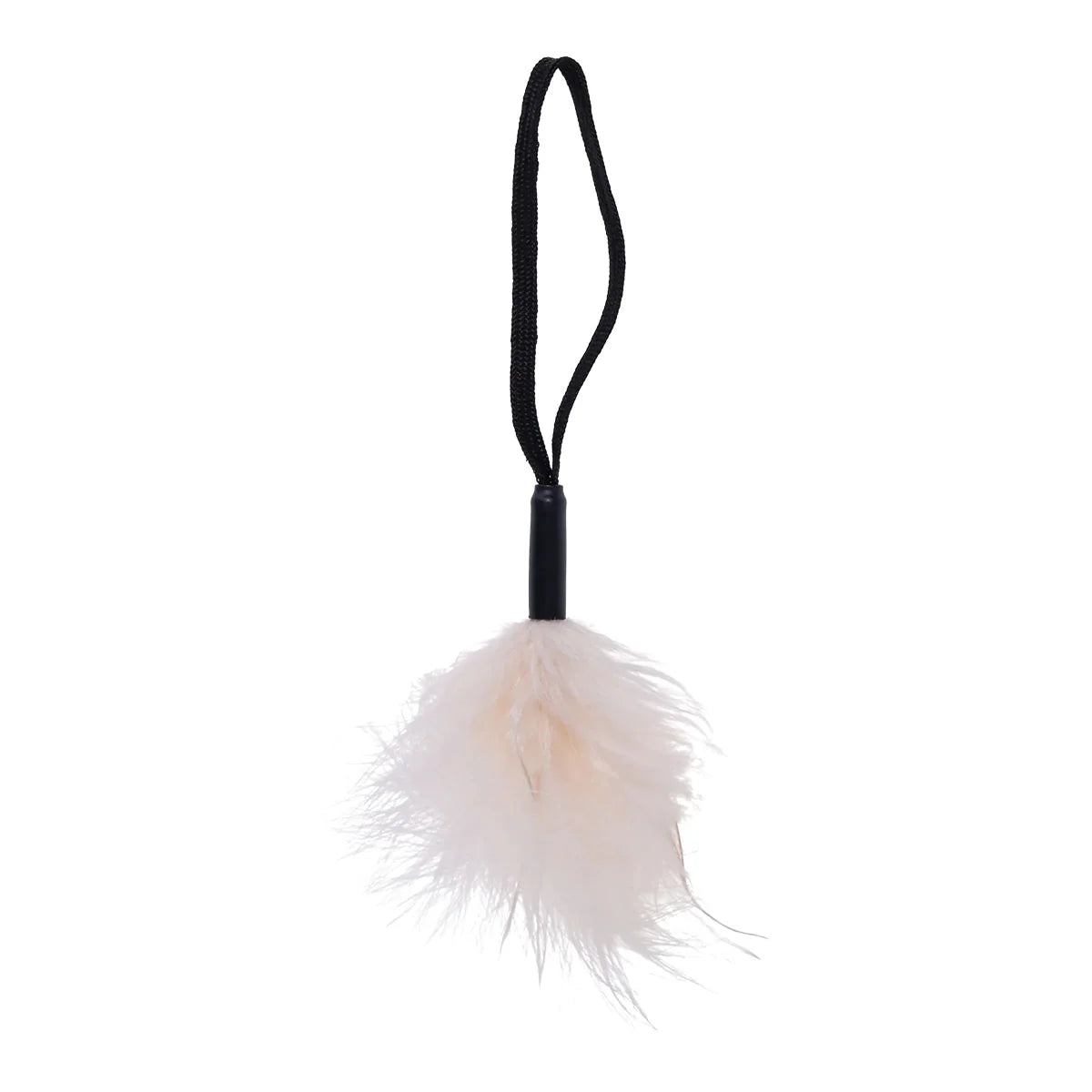 SportSheets Sex & Mischief White Black Wrist Feather Tickler