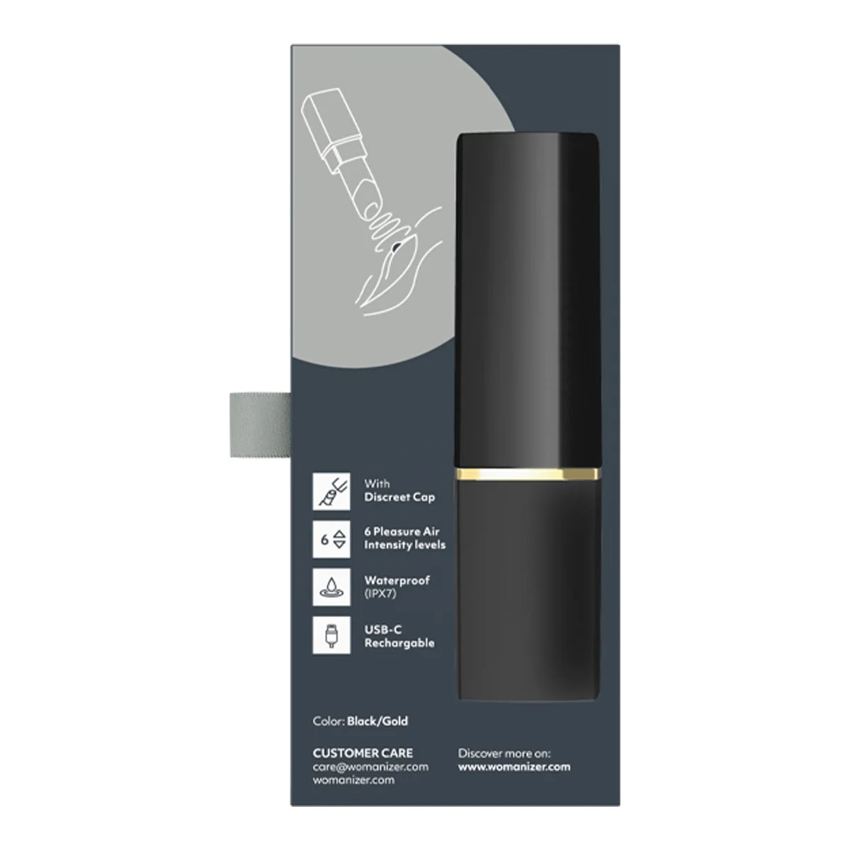 Womanizer Beauty – Clitoral Stimulator – Black/Gold – view 6